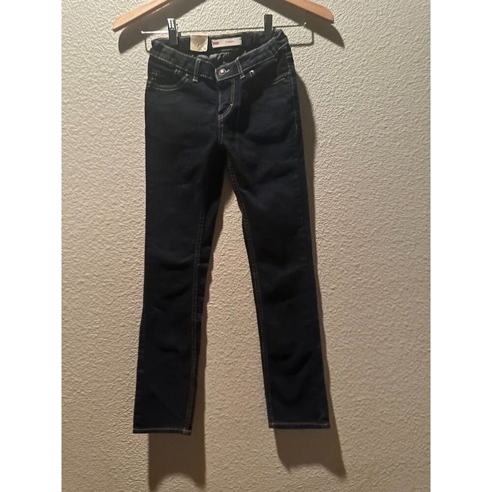 Levi's 711 Girl Blue Skinny Jeans Size 8